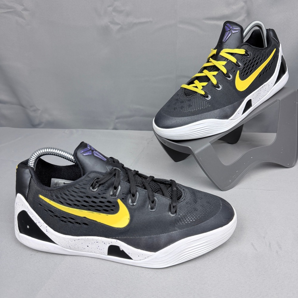 Nike Kobe 9 EM Low Hollywood Nights Black Gold Purple FV3607-003 Mens 6Y
